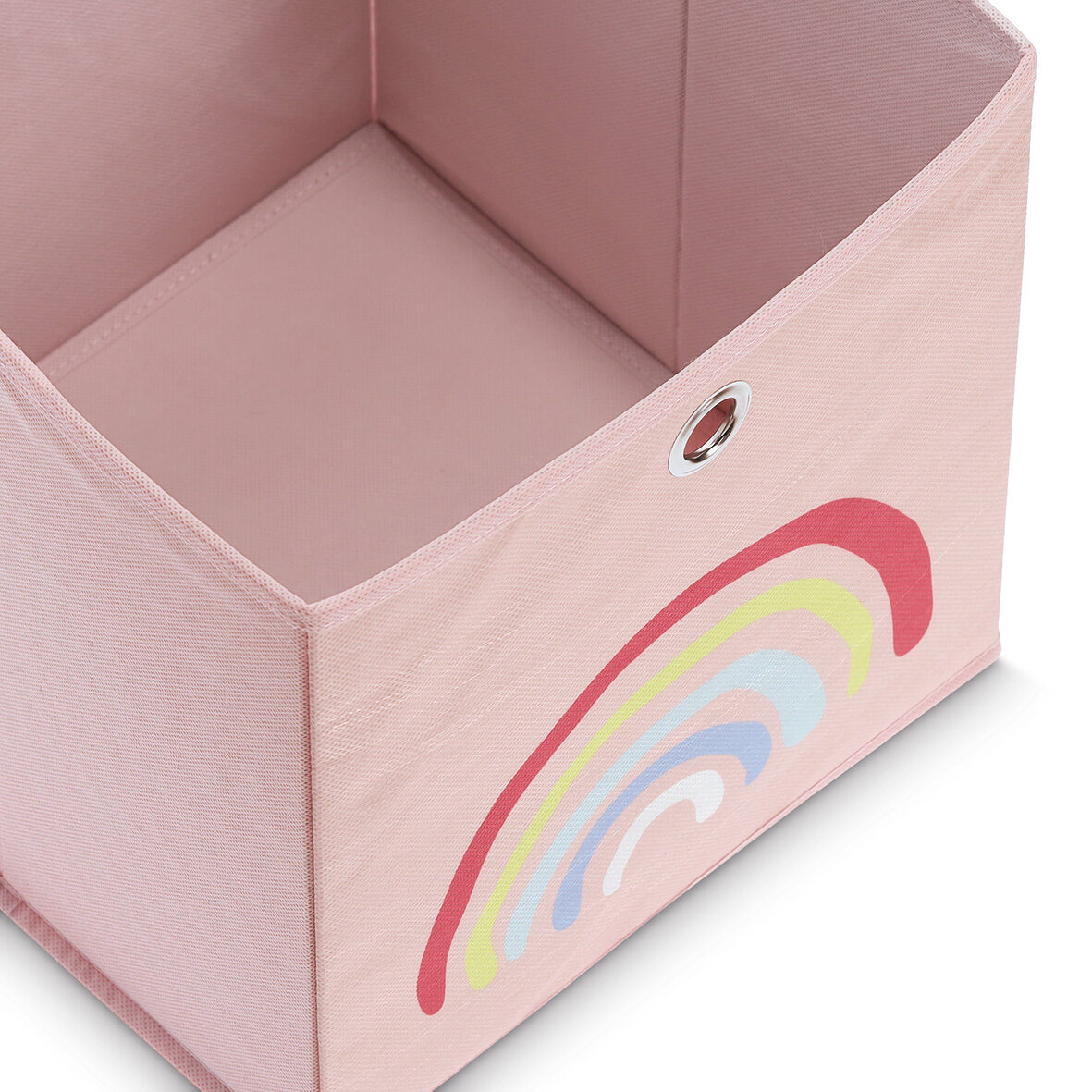 zeller-present-kids-aufbewahrungsbox-rosy-rainbow-vlies-ros image 4