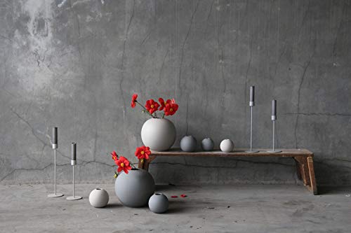 cooee-design-kerzenhalter-grau-edelstahl-29cm-stabkerzen image 4
