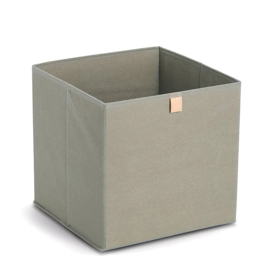 zeller-home-living-aufbewahrungsbox-vlies-khaki-faltbar image 1