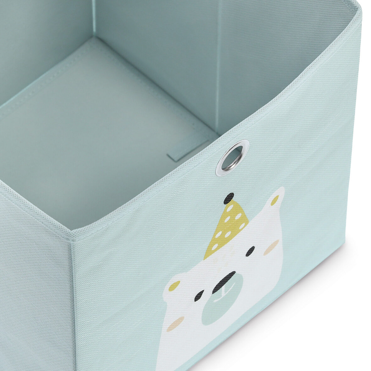 zeller-present-icebear-aufbewahrungsbox-vlies-mint-28cm image 4