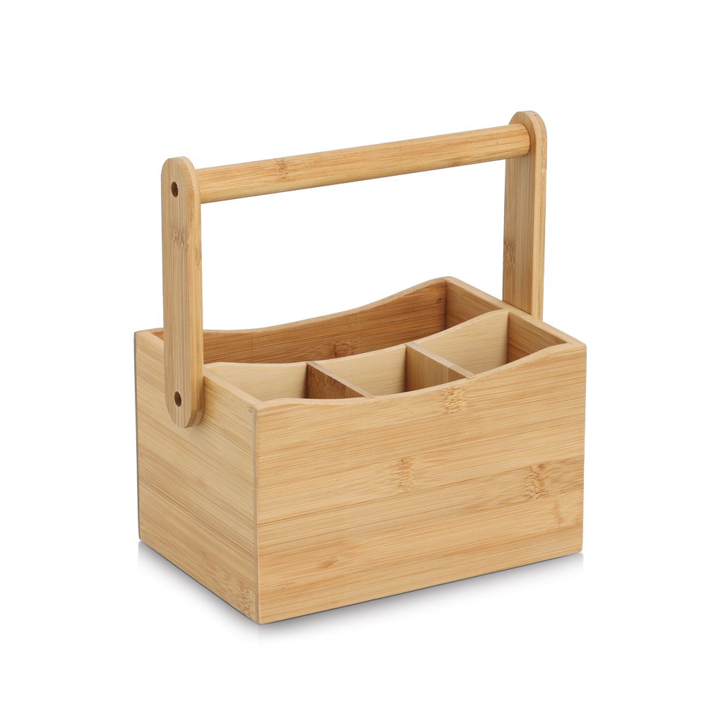 zeller-present-home-living-utensilienhalter-bambus-mit-tragegriff image 1