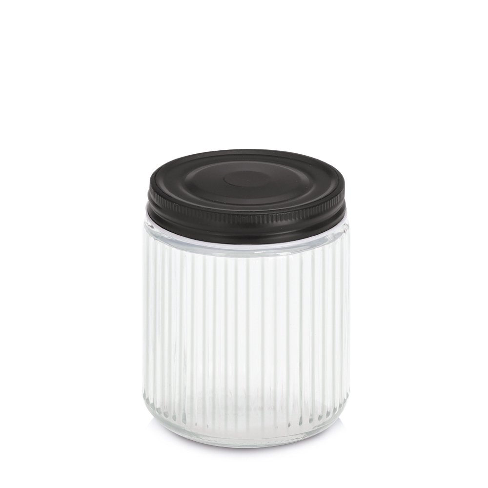 zeller-k-che-vorratsglas-metalldeckel-520-ml-geriffelt image 1