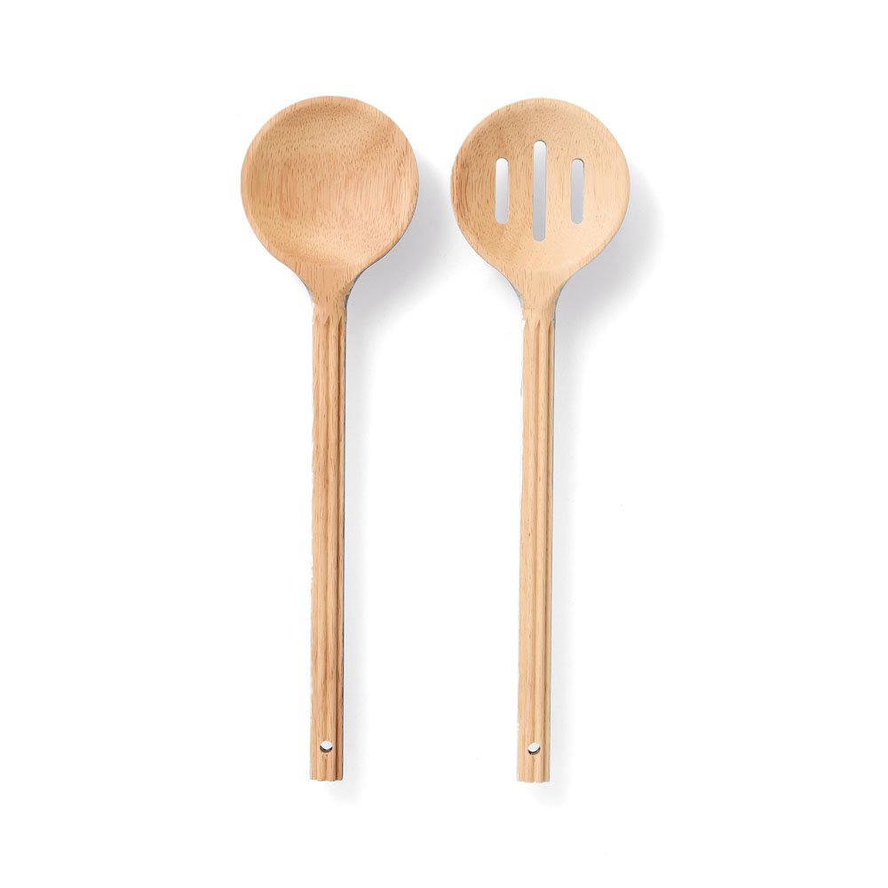 zeller-present-k-che-salatbesteck-set-stripes-2-tlg-gummibaum image 3