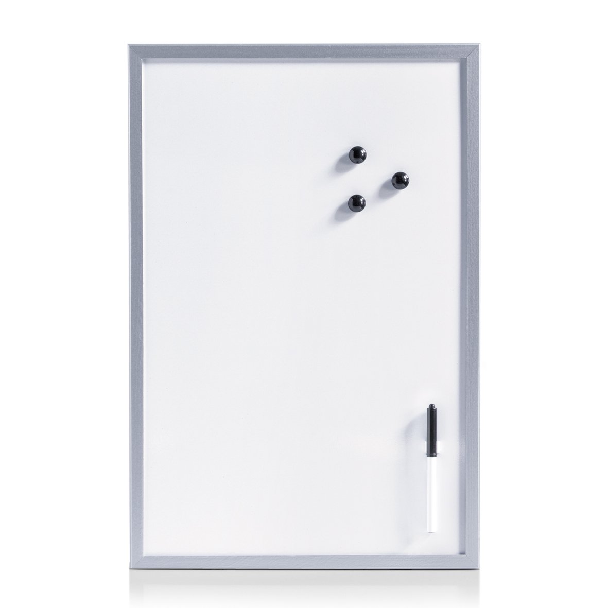 zeller-present-office-magnet-schreibtafel-metall-mdf-alugrau-magnetwand image 1