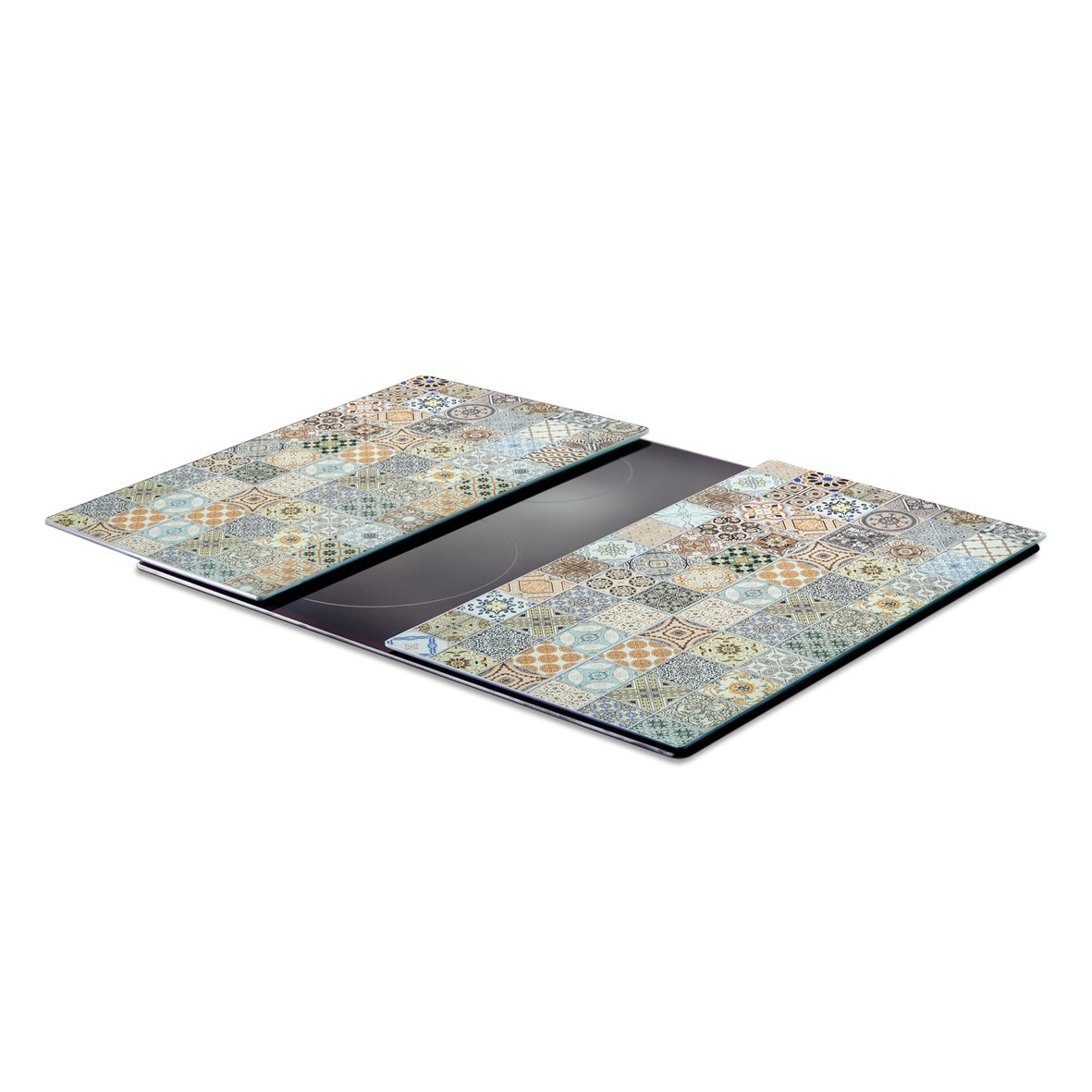 zeller-present-mosaik-herdabdeckplatten-set-glas-2-tlg-30x52-cm image 5