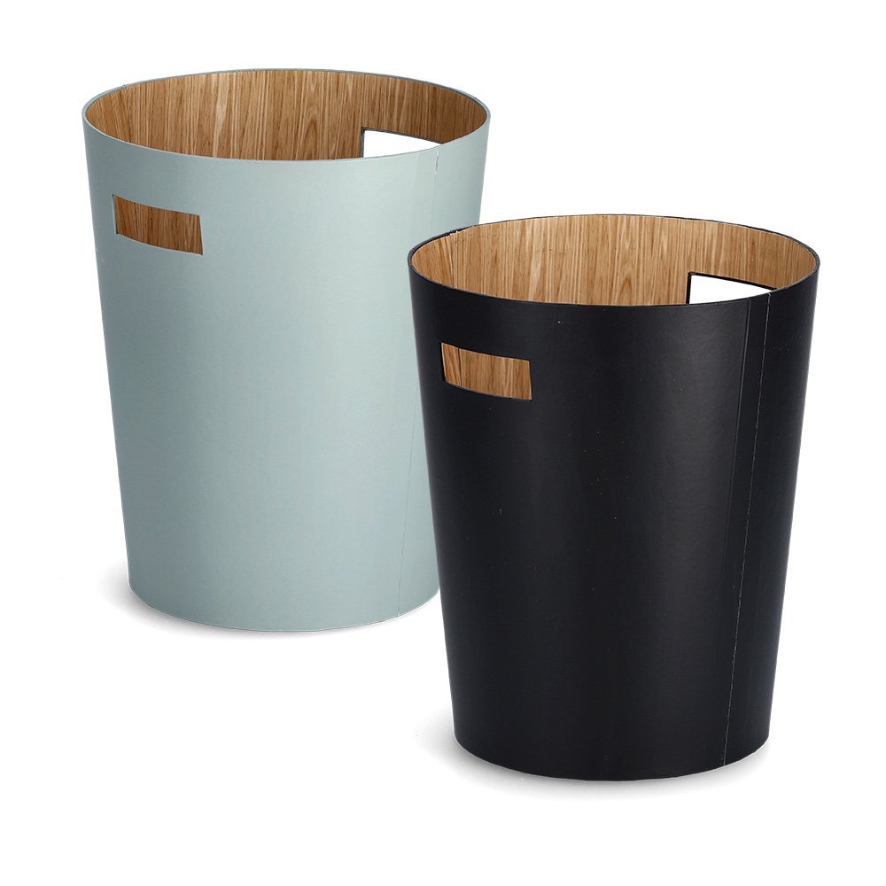 zeller-present-office-papierkorb-pappe-mint-zweifarbig image 4