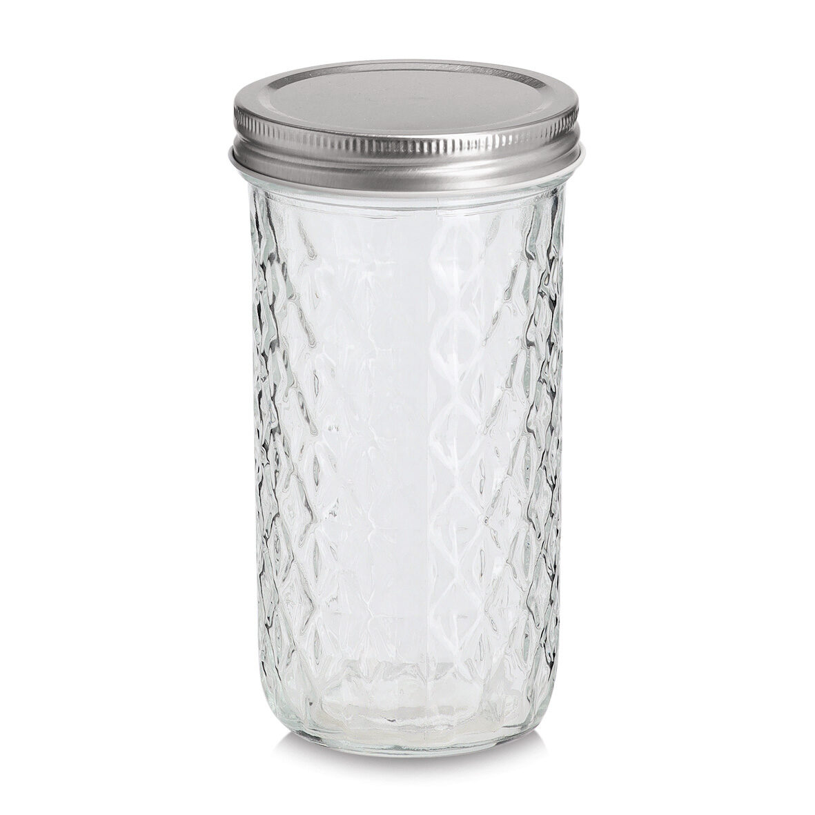 zeller-k-che-vorratsglas-550-ml-mit-metalldeckel-muster image 1