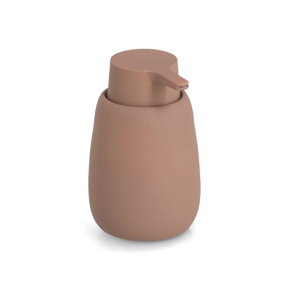 zeller-present-bad-seifenspender-keramik-mocca image 1