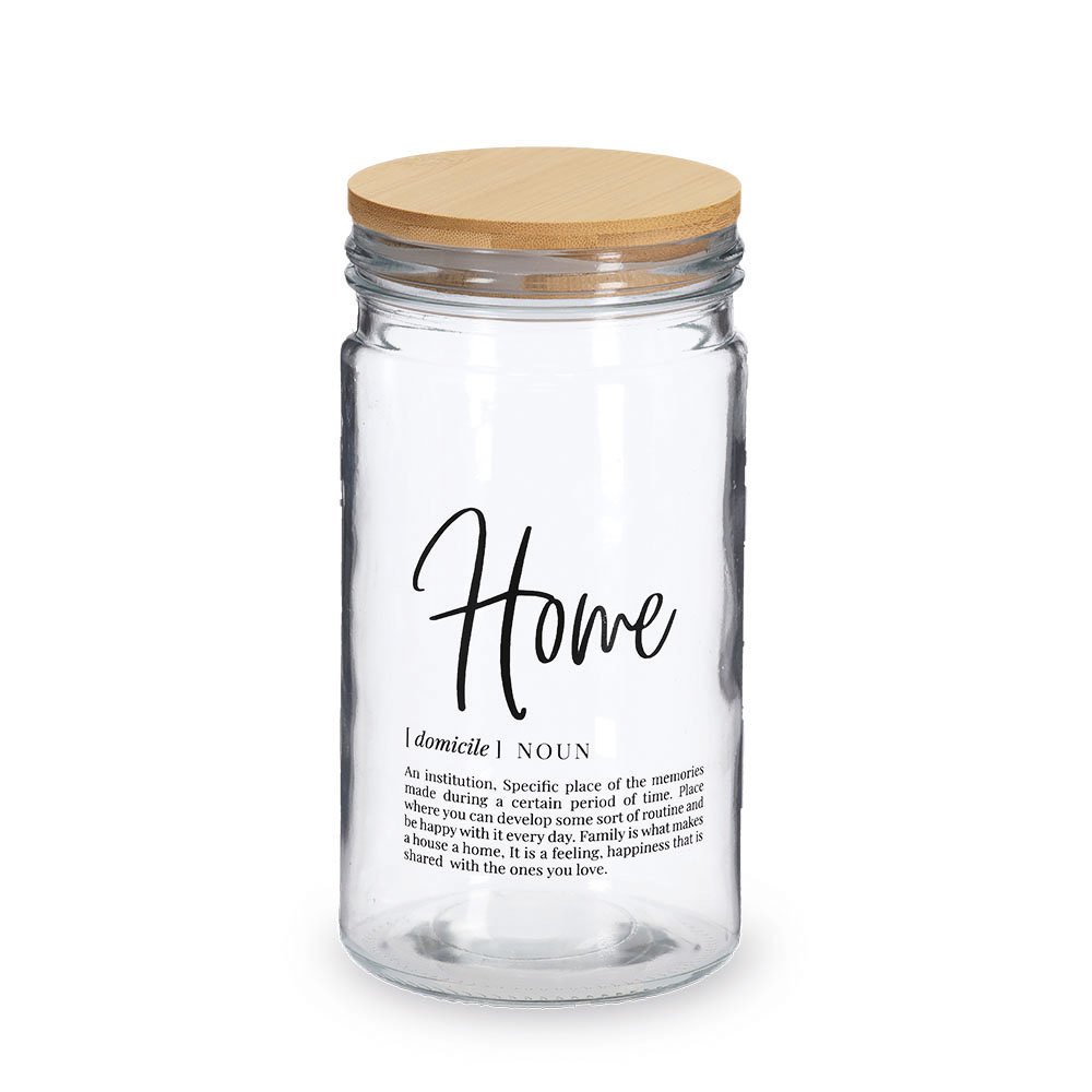 zeller-present-k-che-vorratsglas-home-1000-ml-bambusdeckel image 1