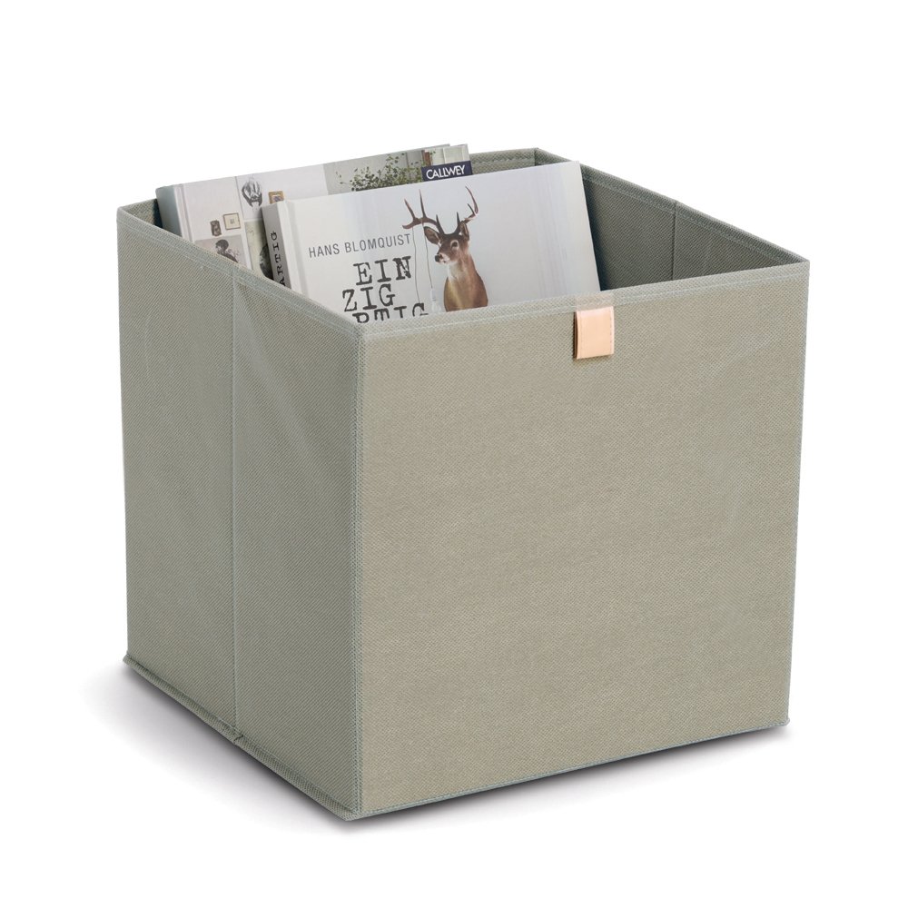 zeller-home-living-aufbewahrungsbox-vlies-khaki-faltbar image 3