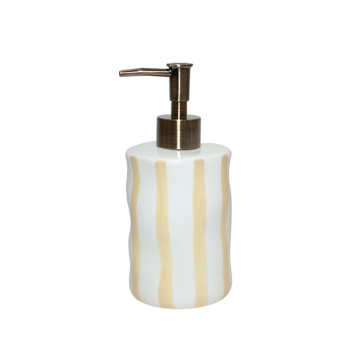 andrea-house-seifenspender-bari-keramik-wei-beige-bad image 2