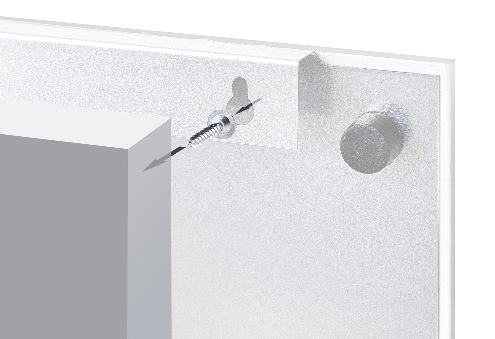 zeller-present-office-memoboard-schiefer-glas-grau image 6