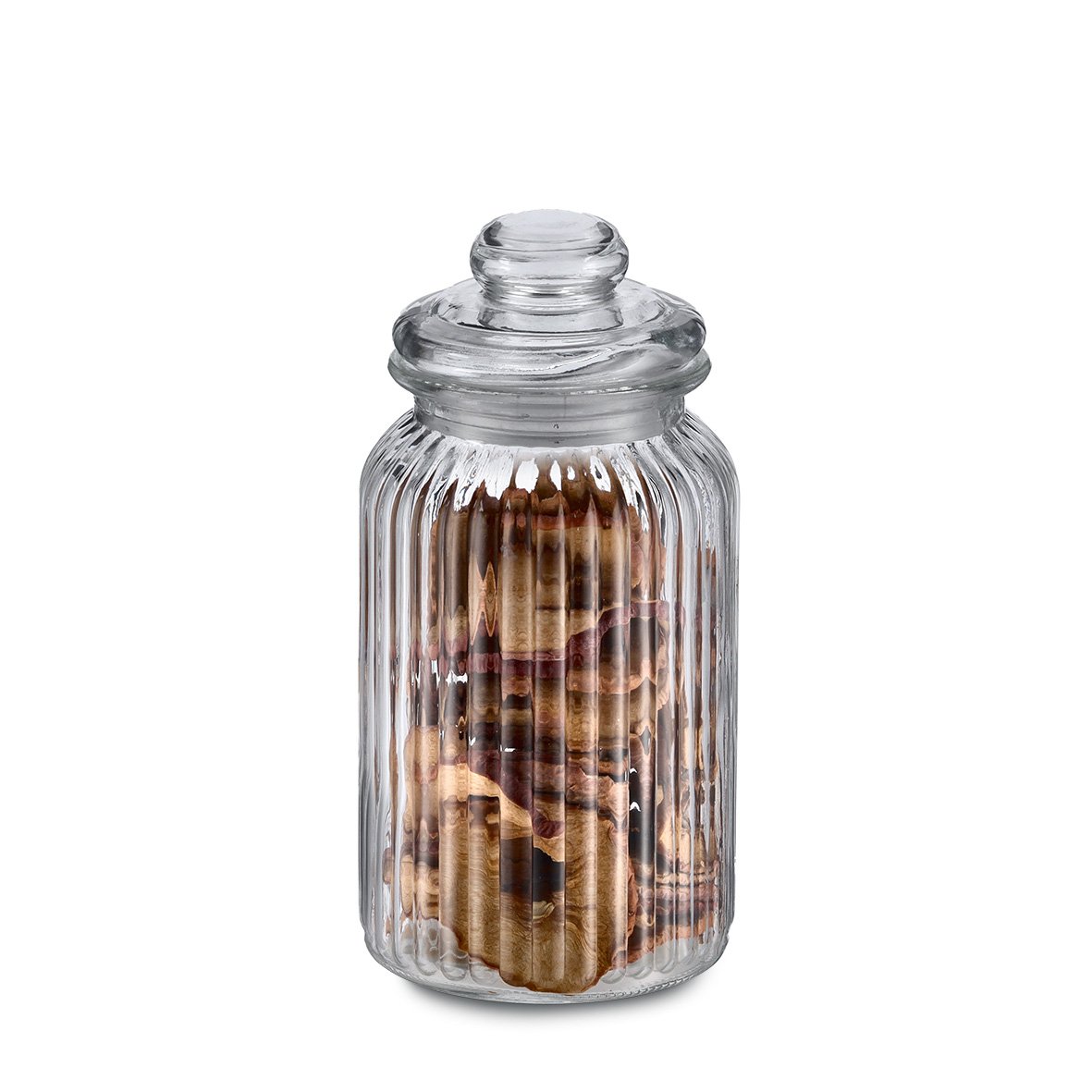zeller-present-k-che-vorratsglas-nostalgie-1200-ml-silikonring image 2