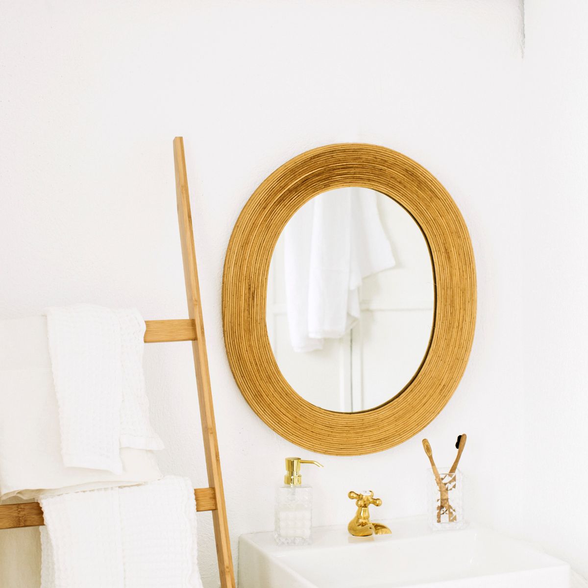 andrea-house-dekoleiter-beige-bambus-nordisch-handtuchleiter image 5
