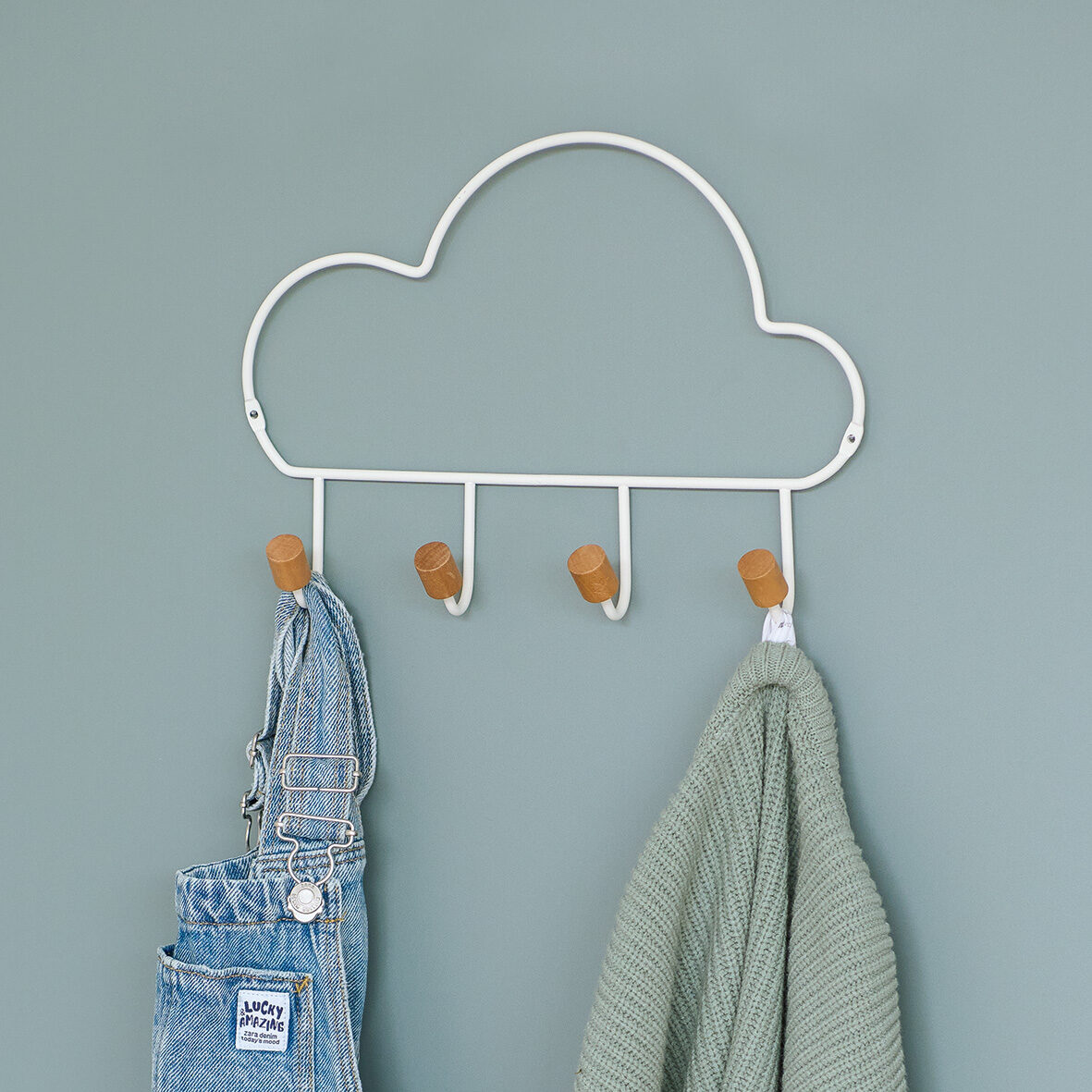 zeller-present-k-che-cloud-hakenleiste-4-haken-wei-holz image 3