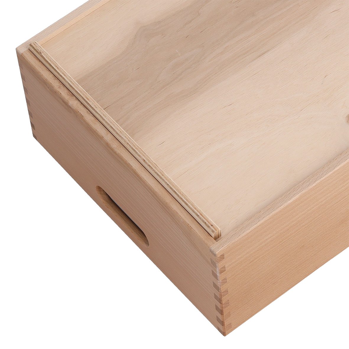 zeller-home-allzweckkiste-buche-lackiert-mit-griffen-stapelbar image 7