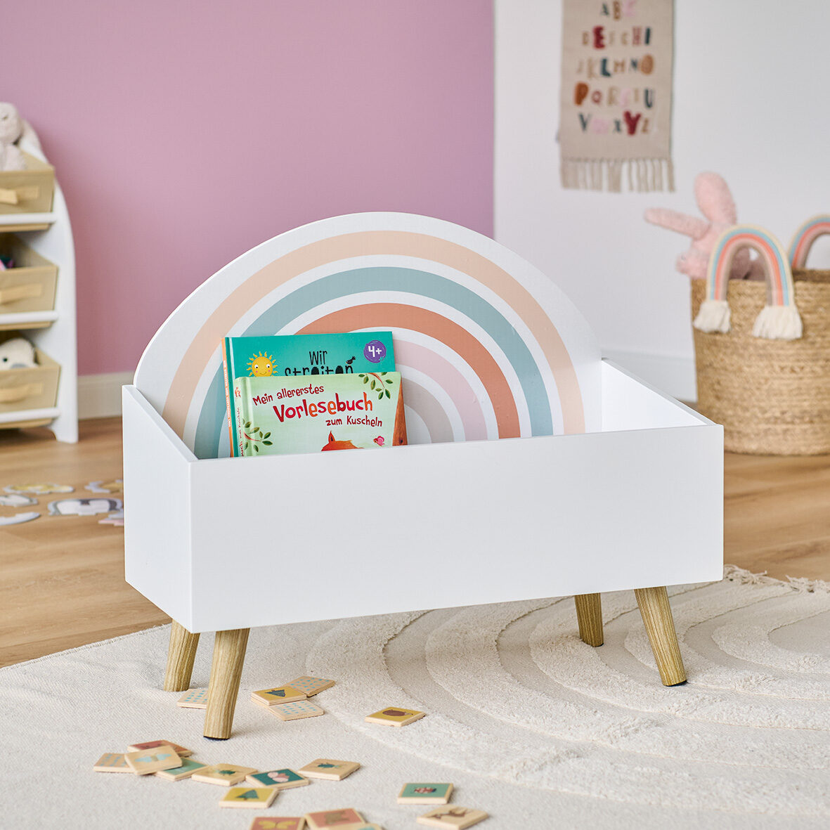 zeller-present-kids-rainbow-aufbewahrungstruhe-mdf-58-cm image 5