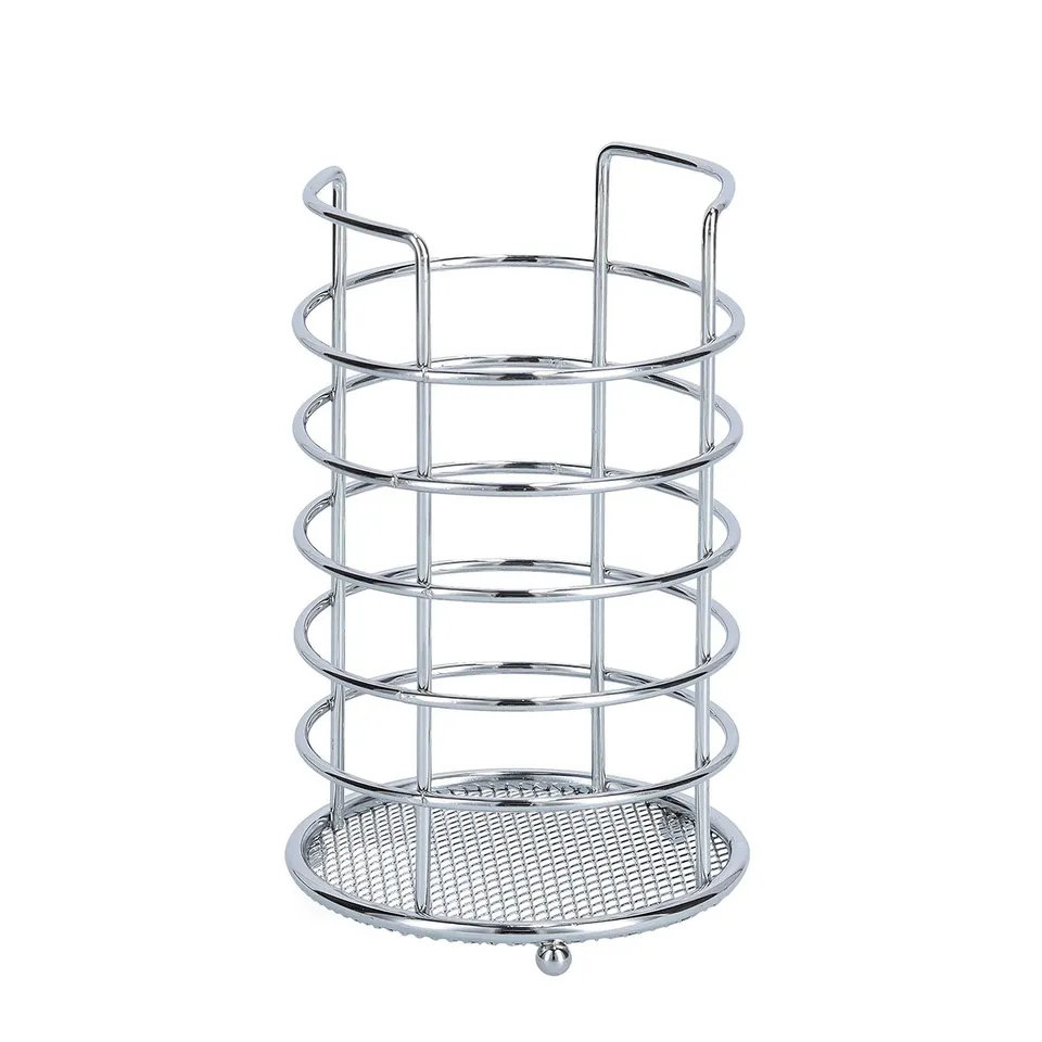 zeller-present-home-living-utensilienhalter-metall-verchromt image 1