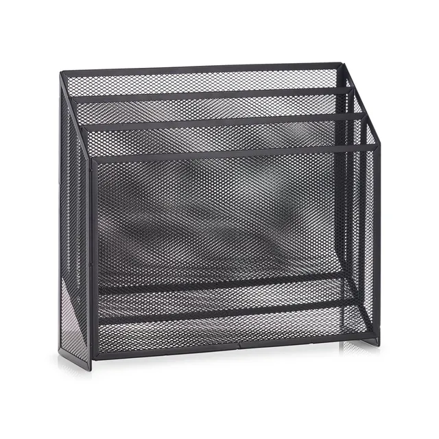 zeller-present-home-living-zeitungsst-nder-mesh-anthrazit image 1