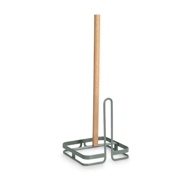 zeller-present-k-che-k-chenrollenhalter-metall-buche-salbei image 1
