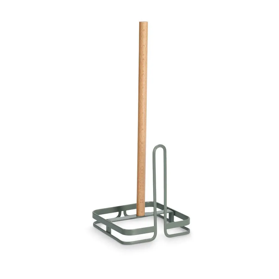 zeller-present-k-che-k-chenrollenhalter-metall-buche-salbei image 1