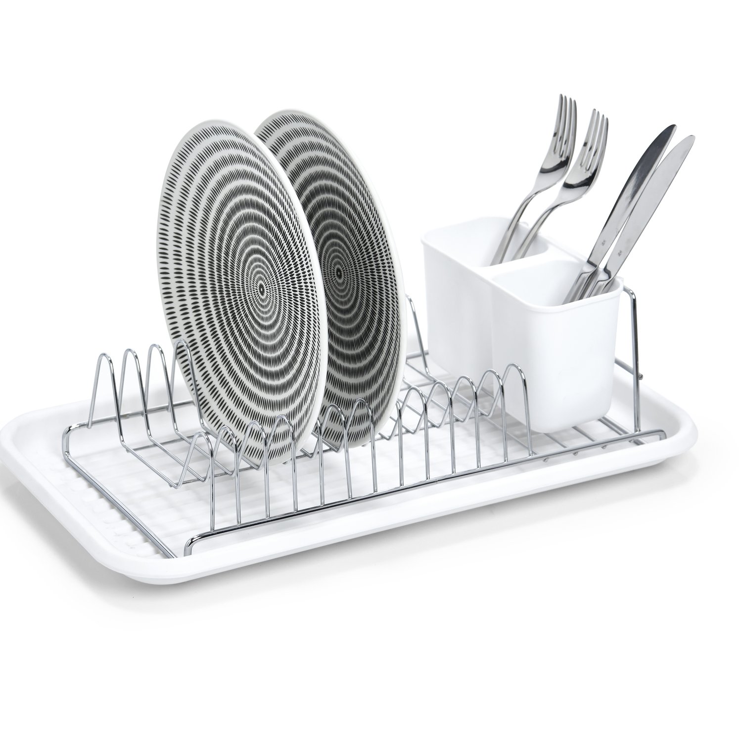 zeller-k-che-geschirrabtropfst-nder-wei-metall-kunststoff image 3