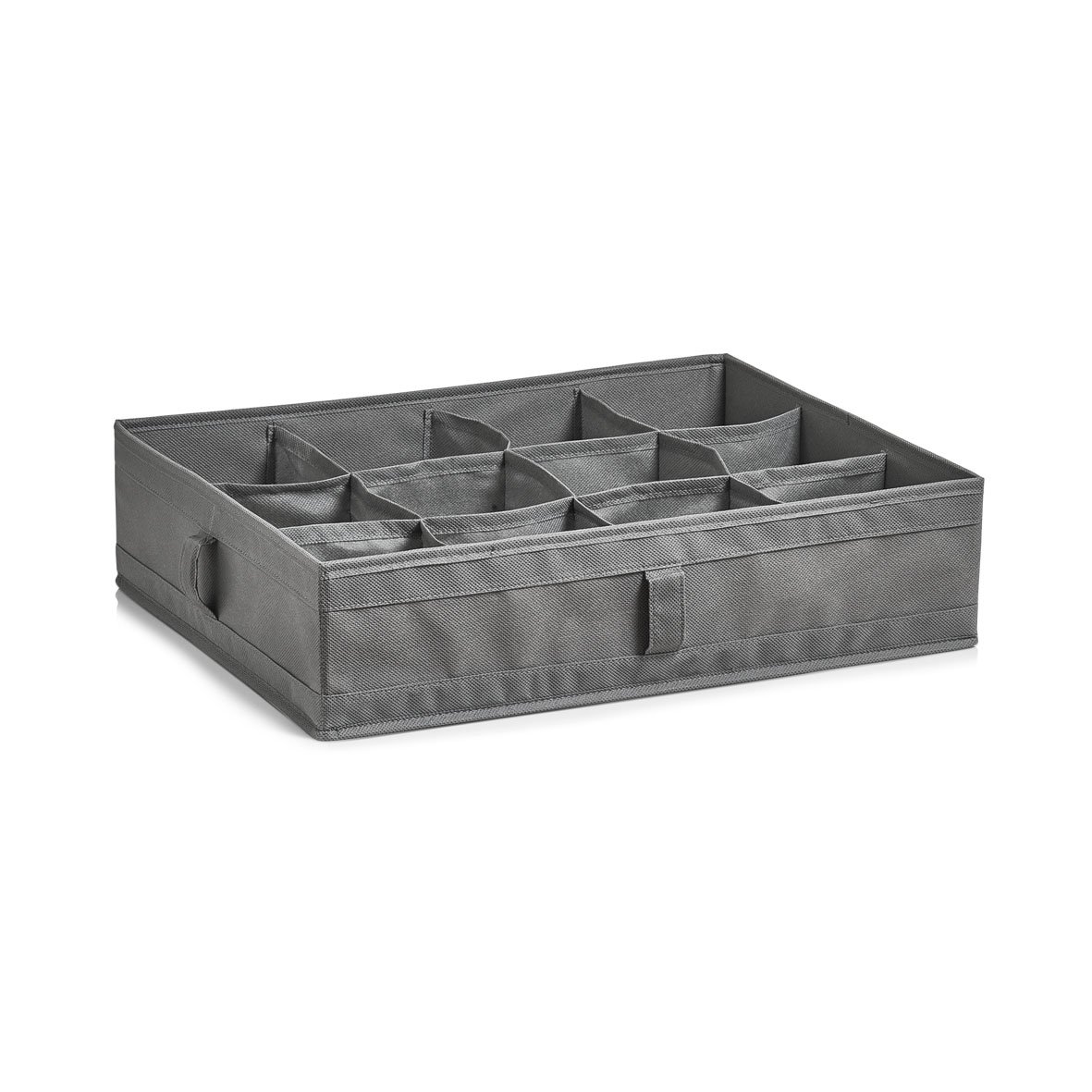 zeller-present-home-living-aufbewahrungsbox-12-f-cher-grau-vlies image 1