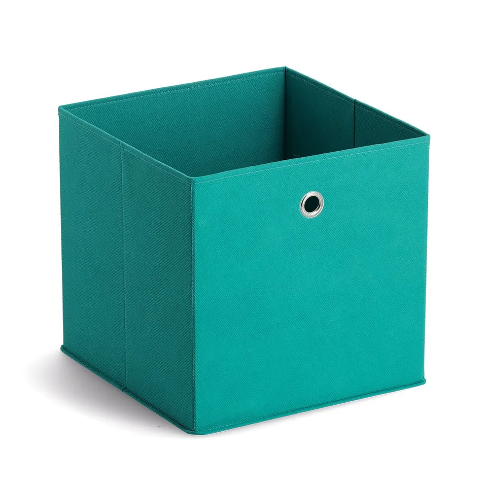 zeller-present-aufbewahrungsbox-vlies-petrol-faltbar-2 image 1