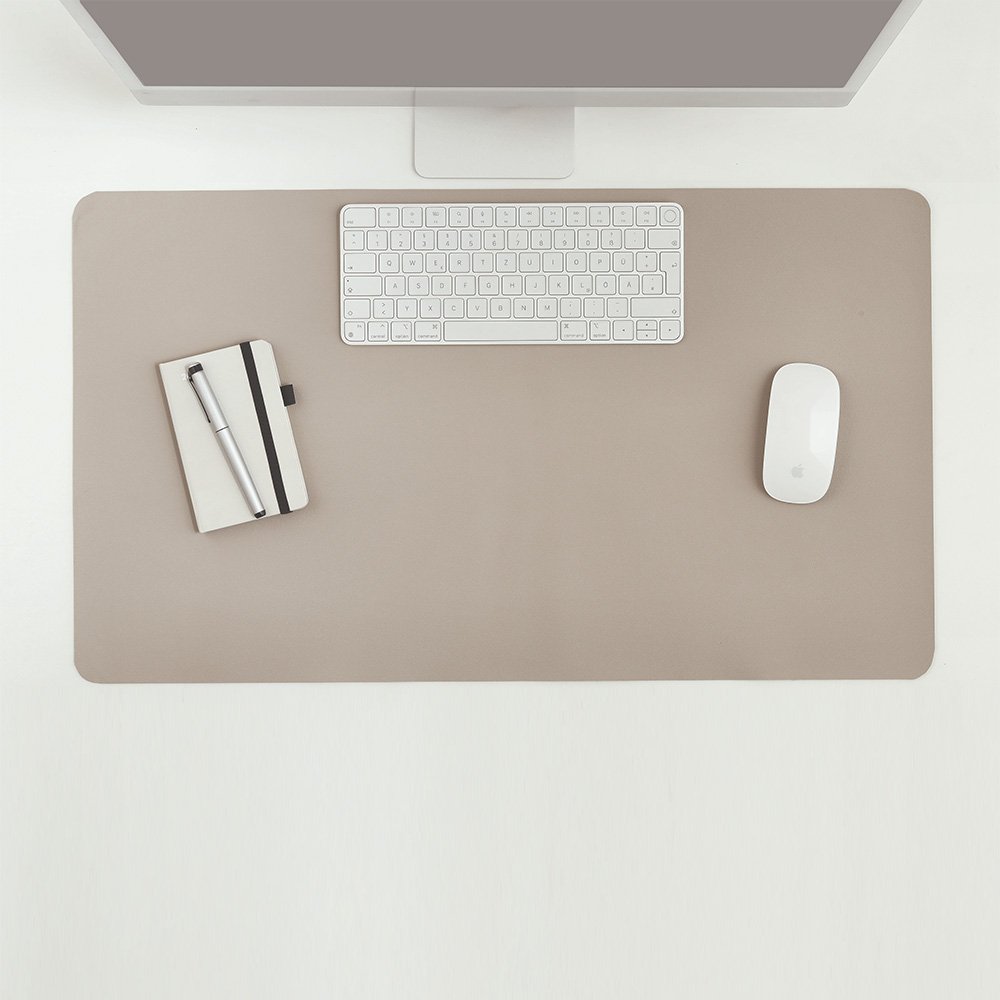 zeller-office-schreibtischunterlage-schreibtischmatte-creme-kunstleder image 5